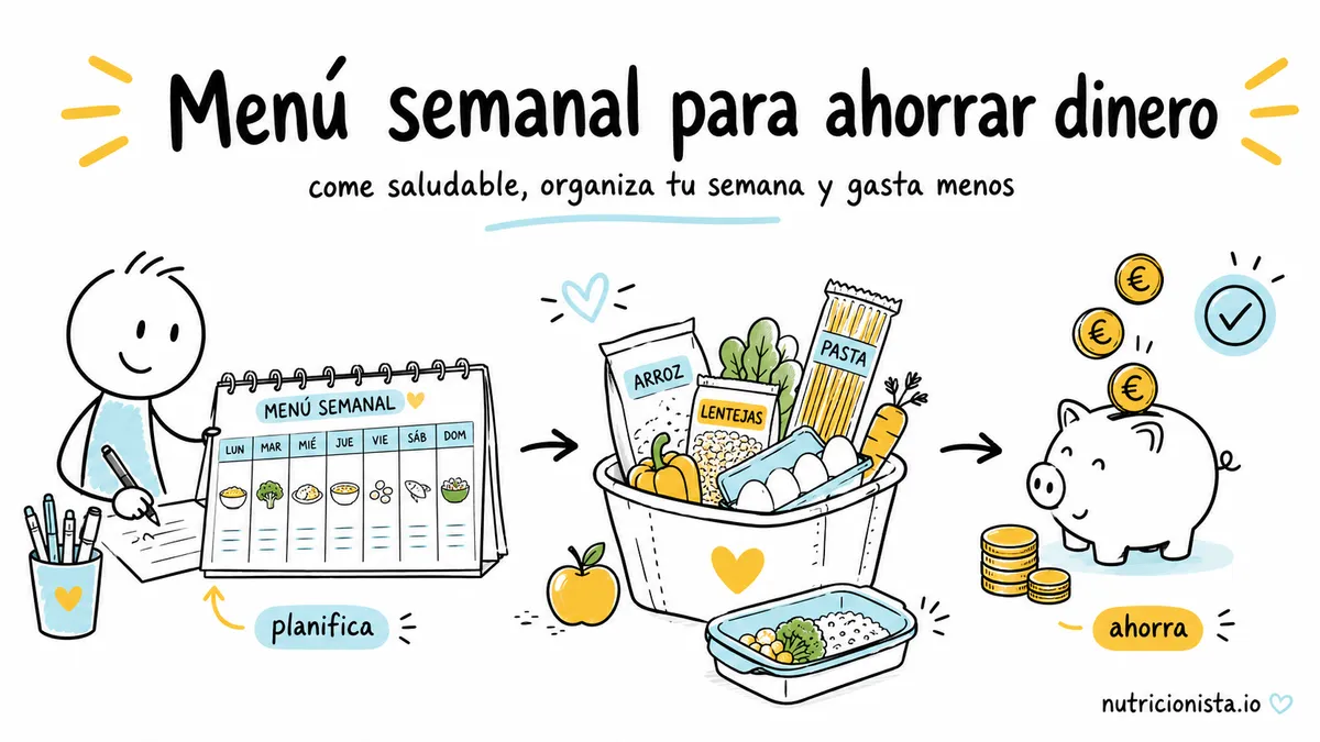 Menú semanal para ahorrar dinero
