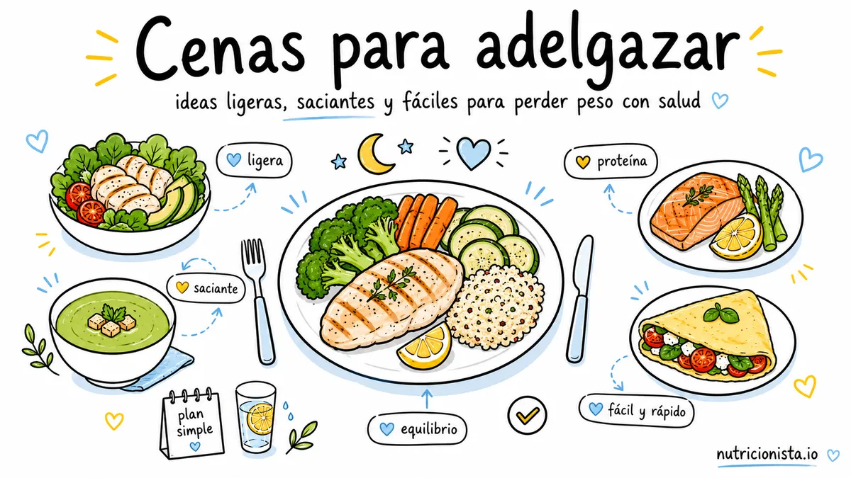 Cenas para adelgazar