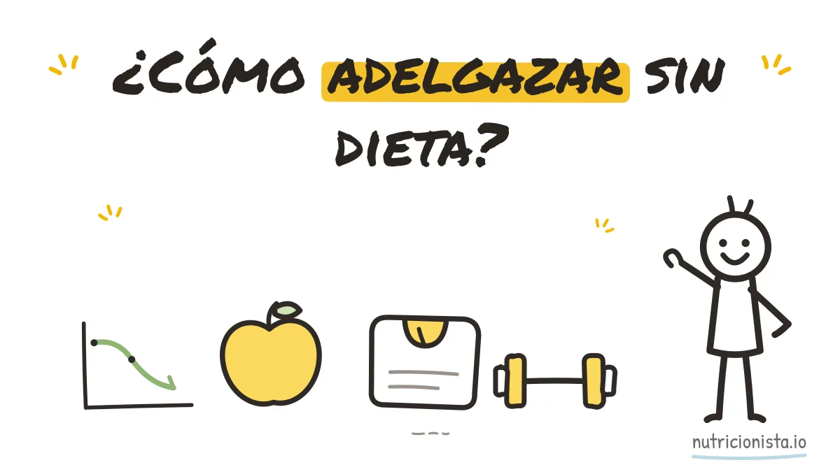 ¿Cómo adelgazar sin dieta?