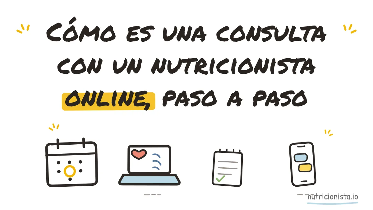 Cómo es una consulta con un nutricionista online, paso a paso
