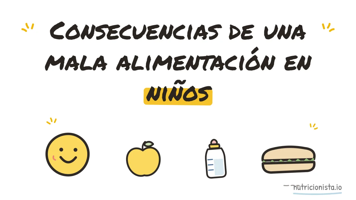 Consecuencias de una mala alimentación en niños