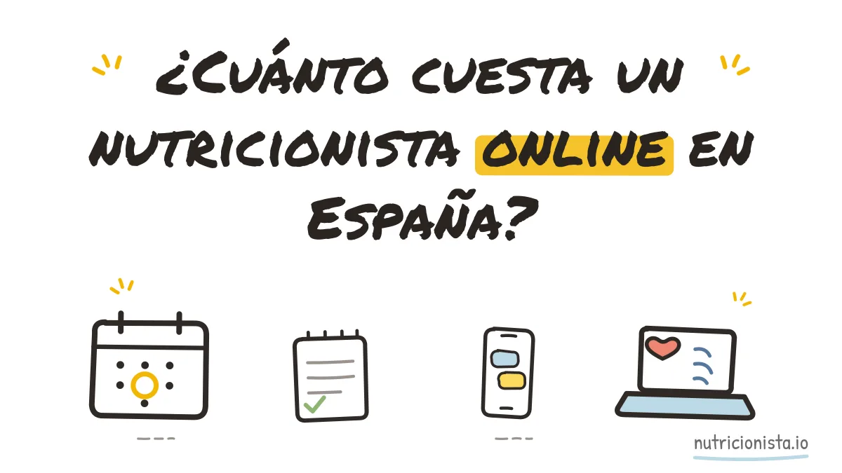 ¿Cuánto cuesta un nutricionista online en España?