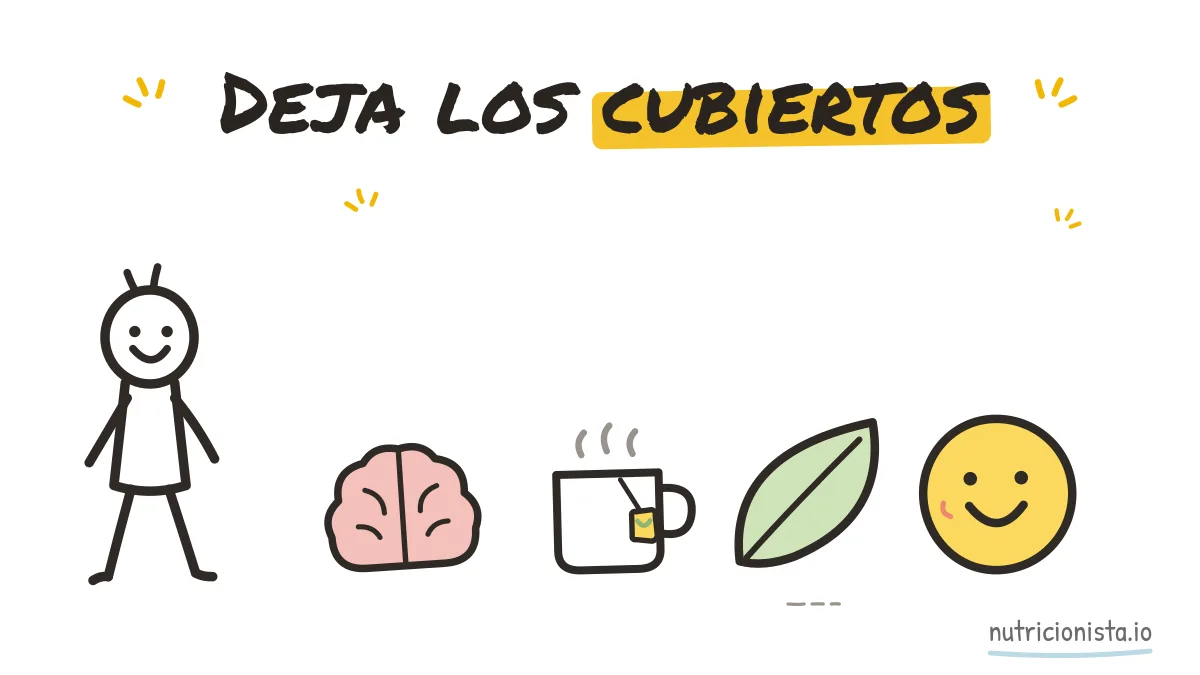 Deja los cubiertos