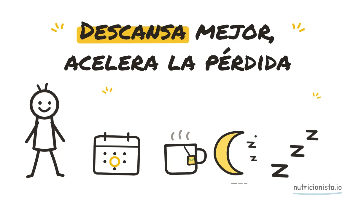 Descansa mejor, acelera la pérdida