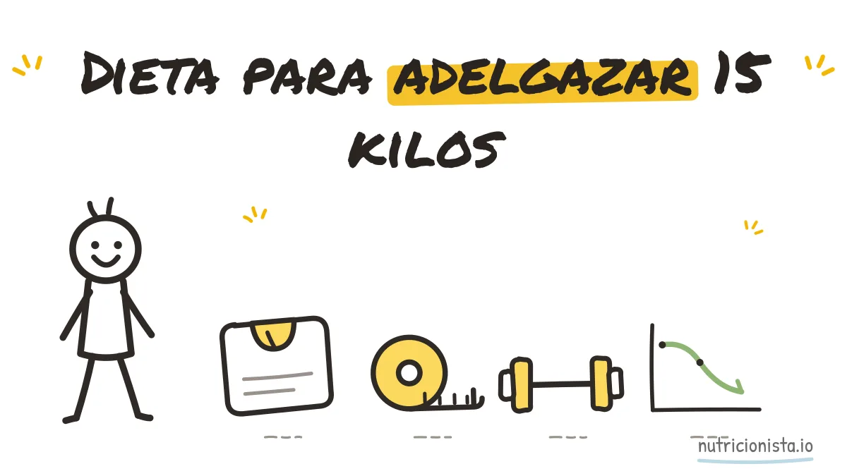 Dieta para adelgazar 15 kilos