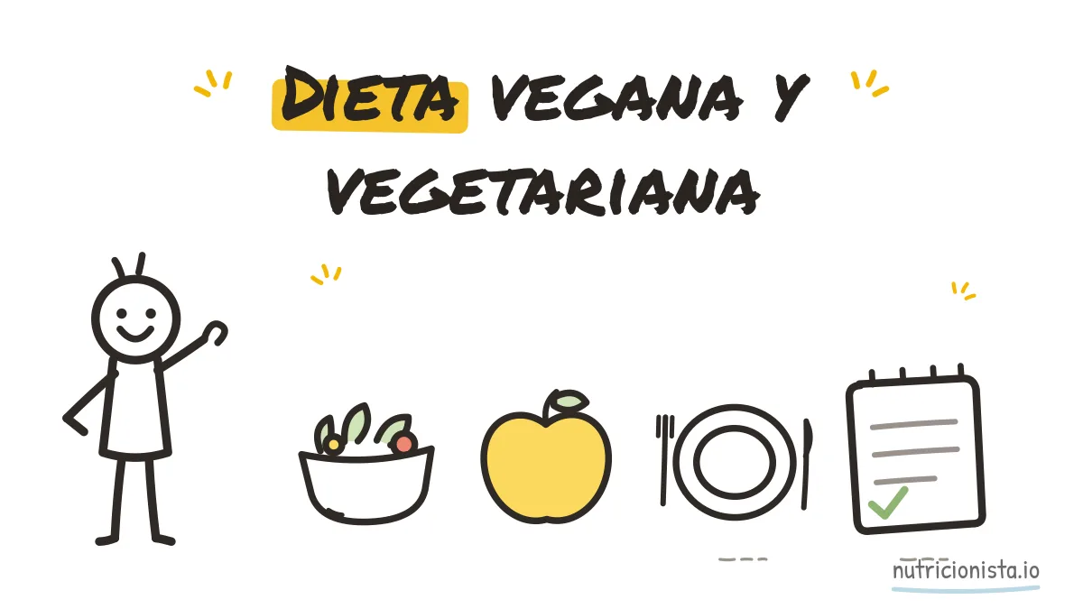 Dieta vegana y vegetariana