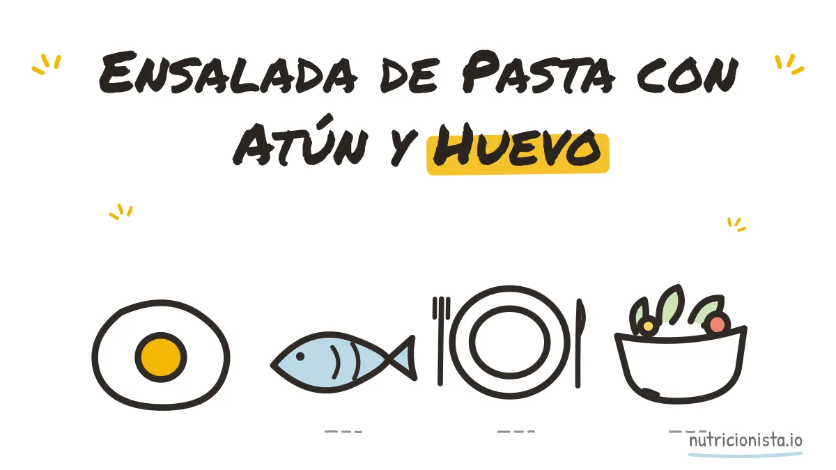 Ensalada de Pasta con Atún y Huevo