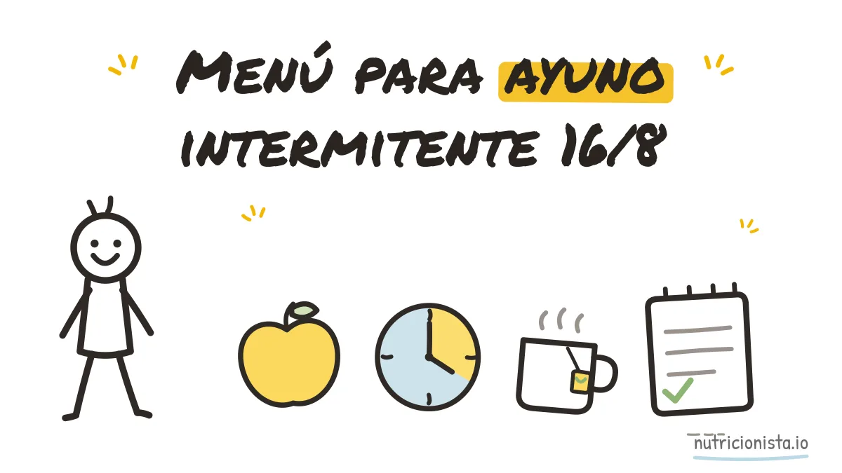 Menú para ayuno intermitente 16/8