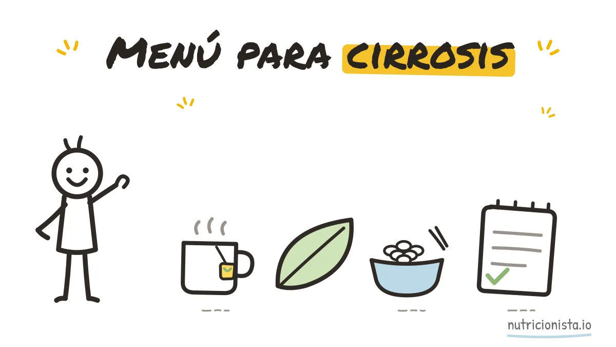 Menú para cirrosis