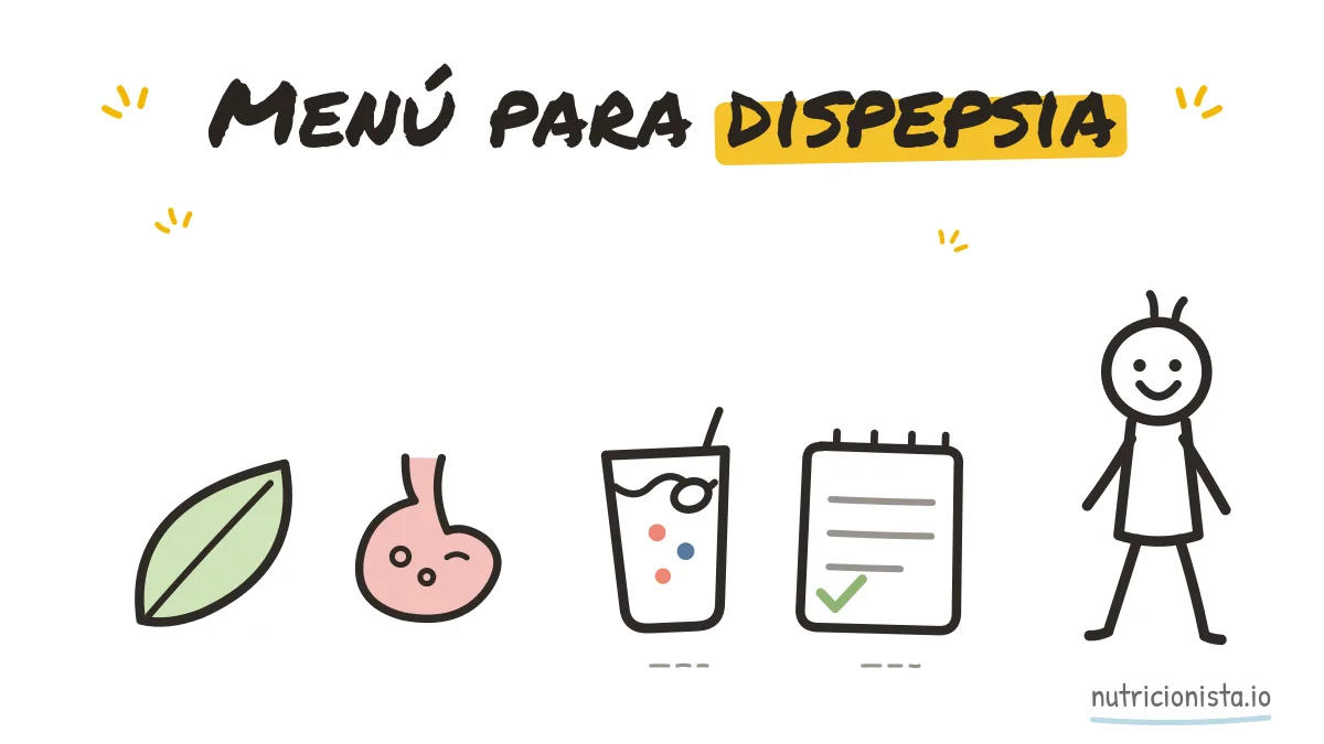 Menú para dispepsia