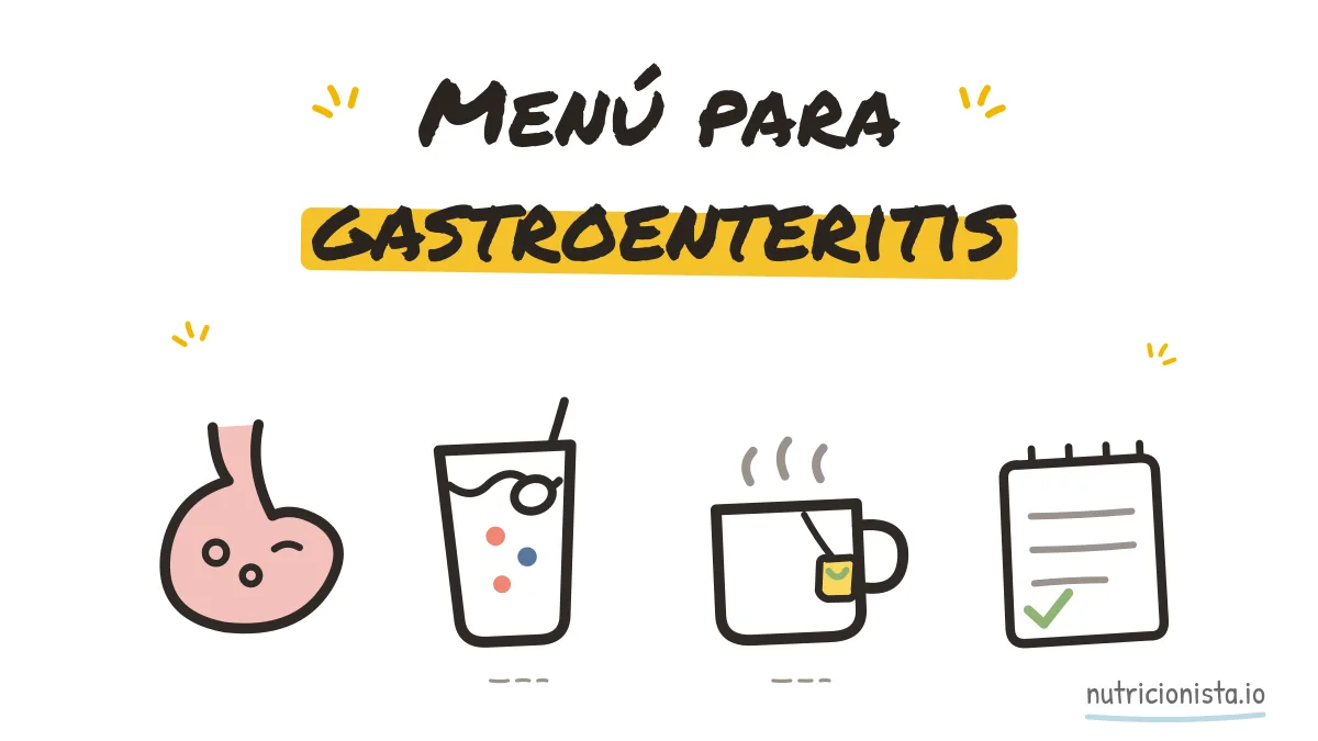 Menú para gastroenteritis