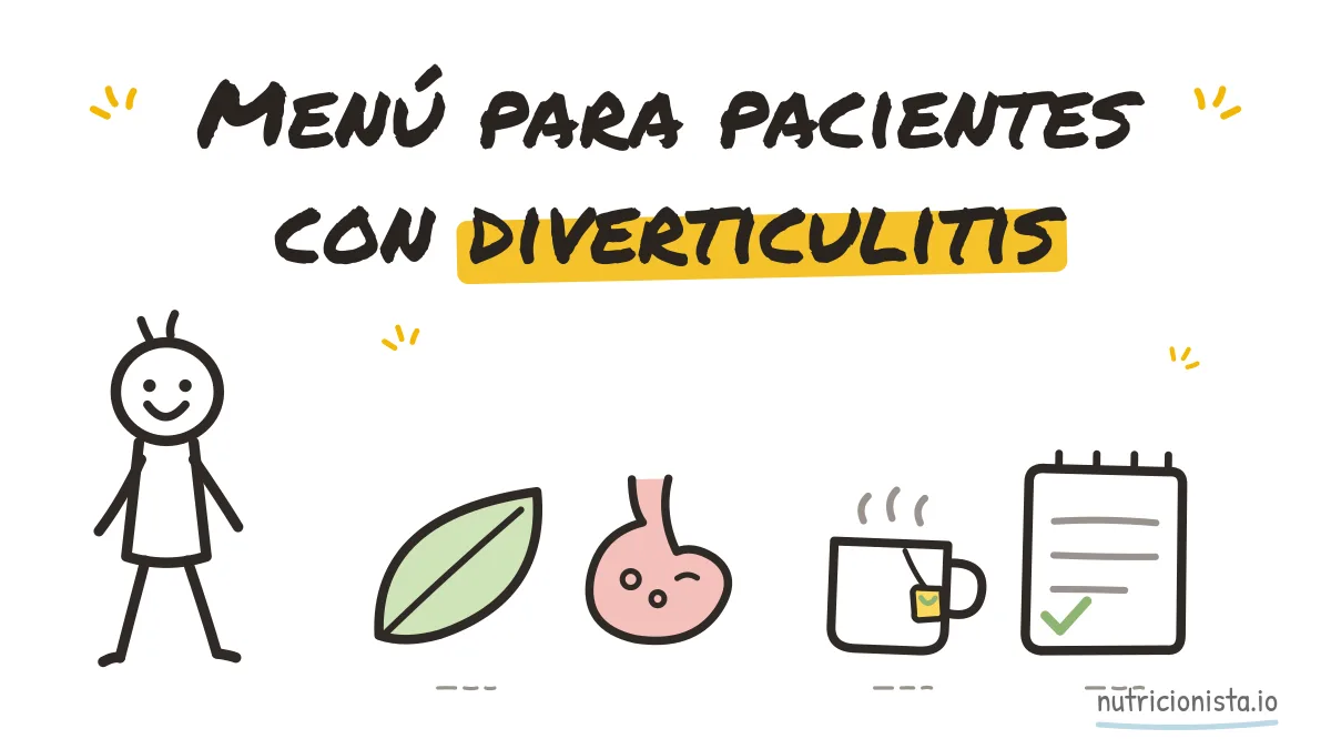 Menú para pacientes con diverticulitis