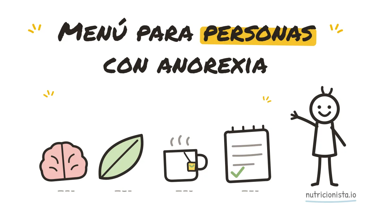 Menú para personas con anorexia