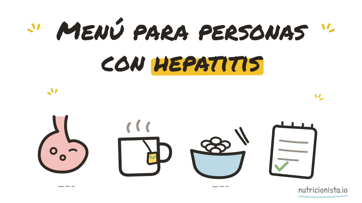 Menú para personas con hepatitis