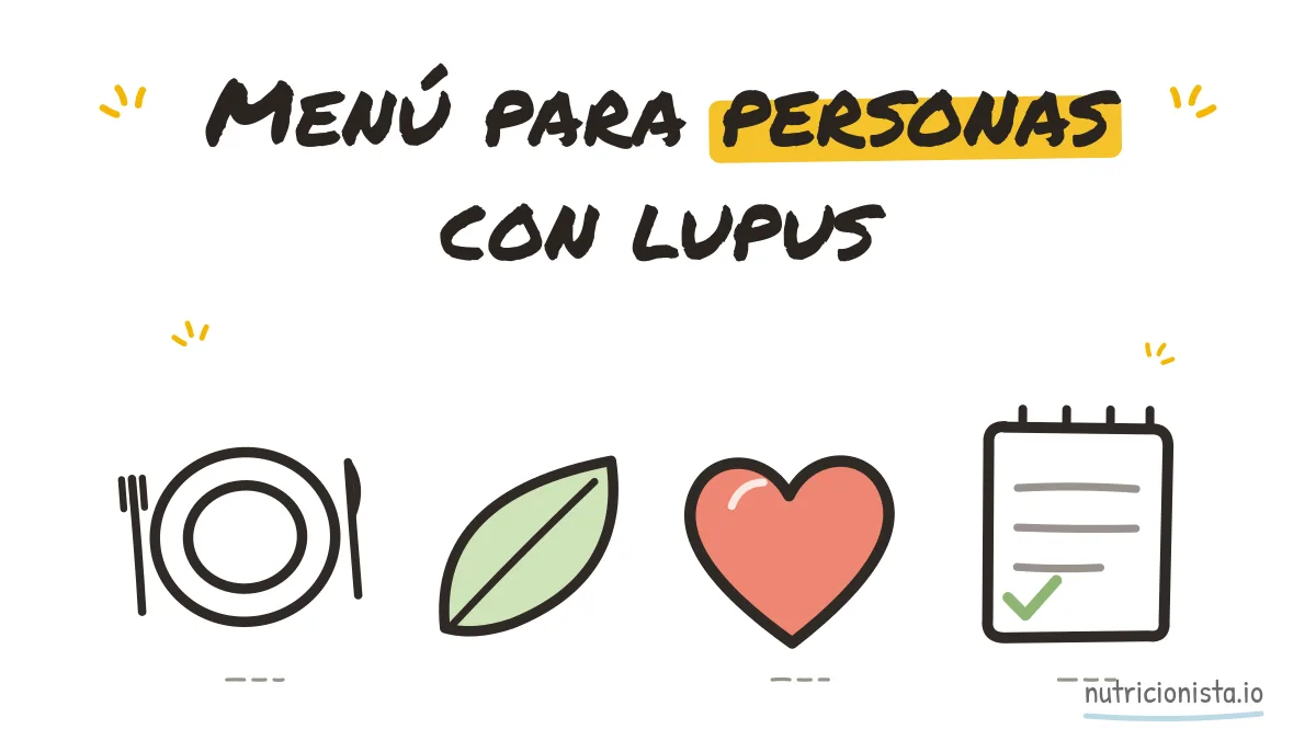 Menú para personas con lupus