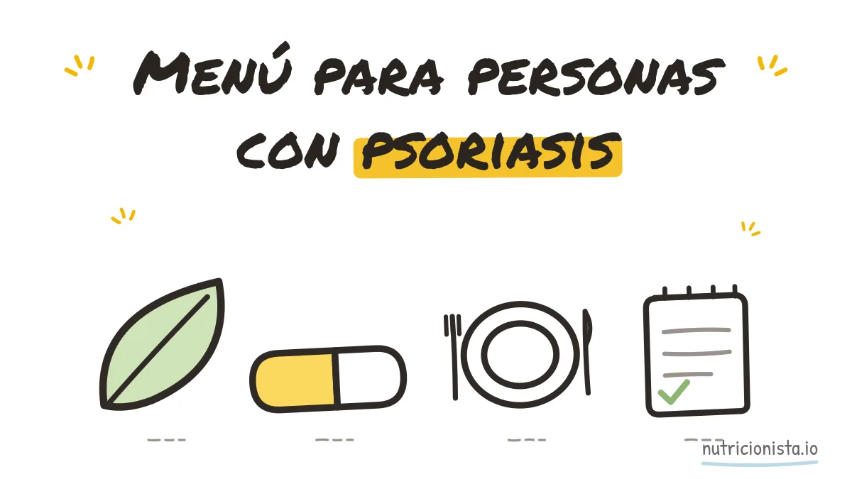 Menú para personas con psoriasis