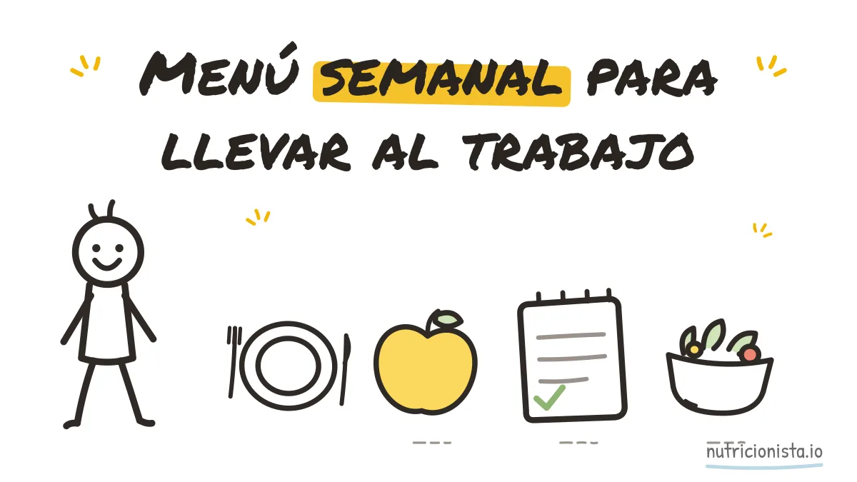 Menú semanal para llevar al trabajo