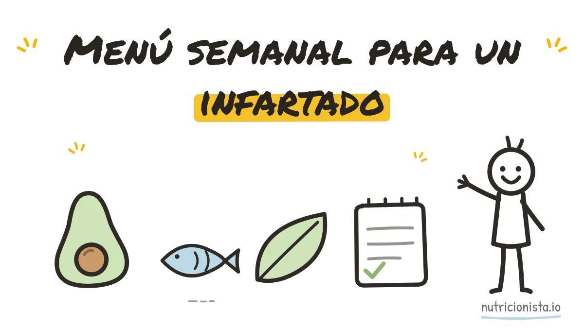 Menú semanal para un infartado