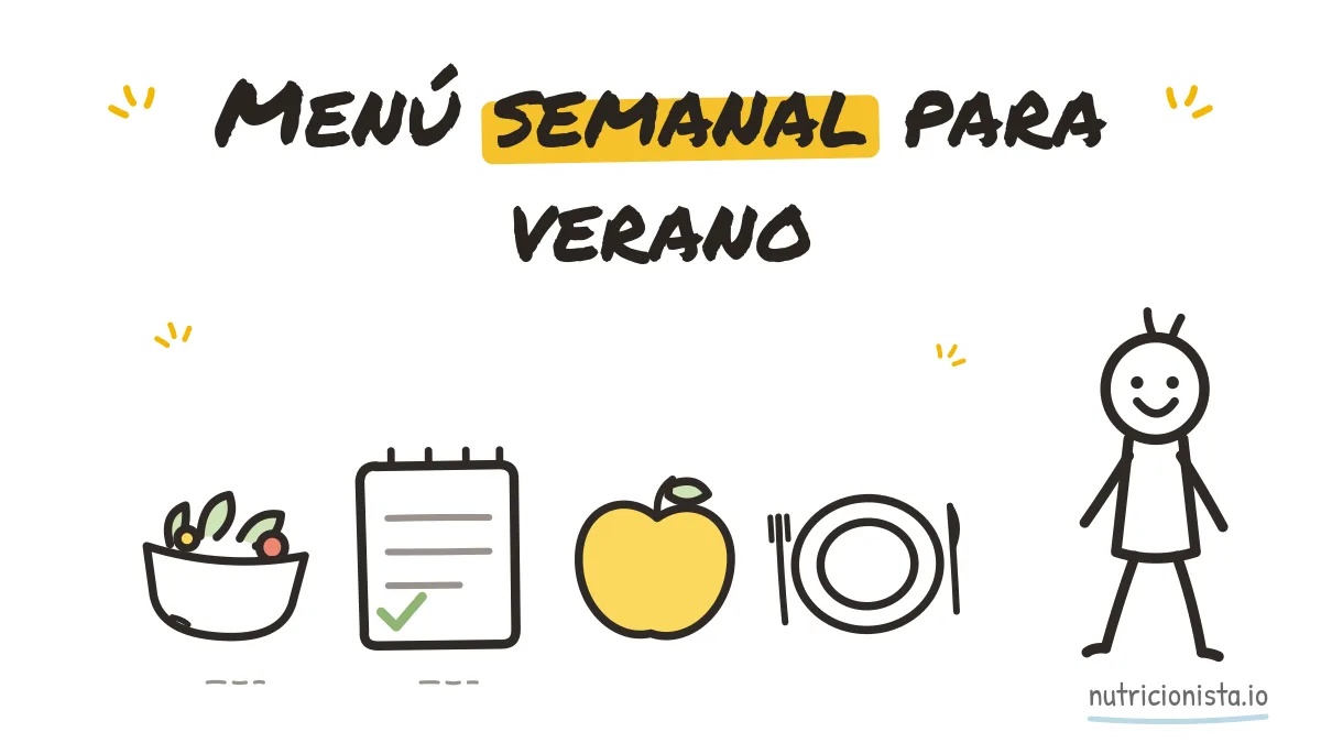 Menú semanal para verano