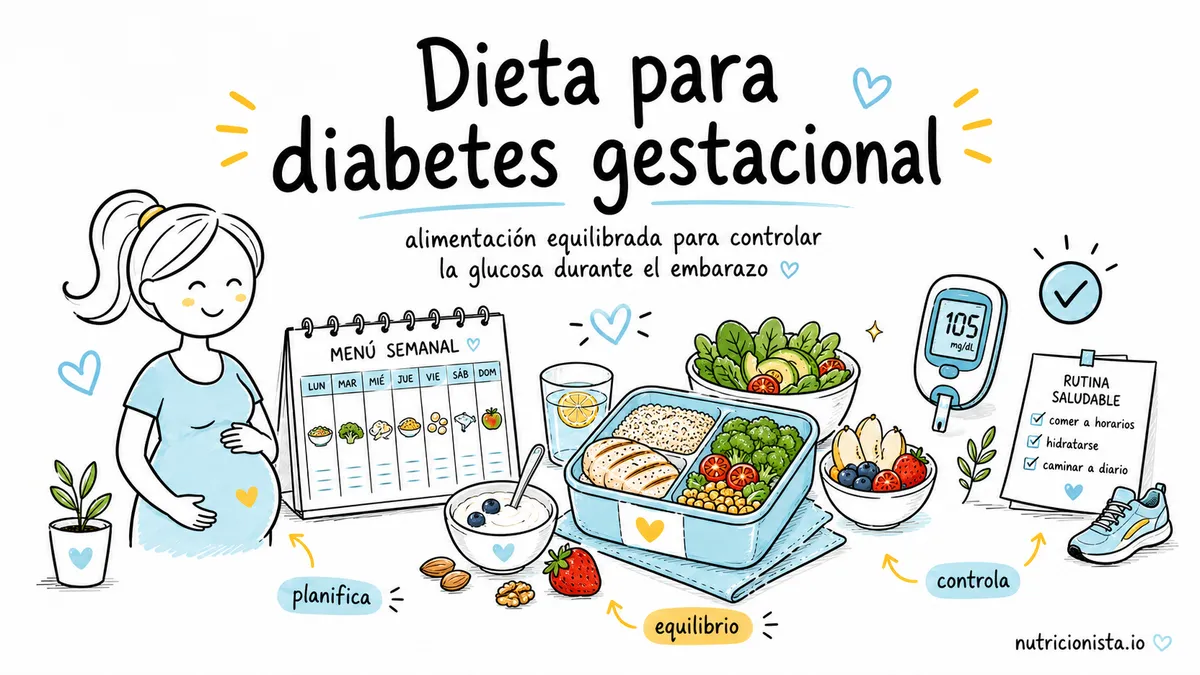 Dieta para Diabetes Gestacional