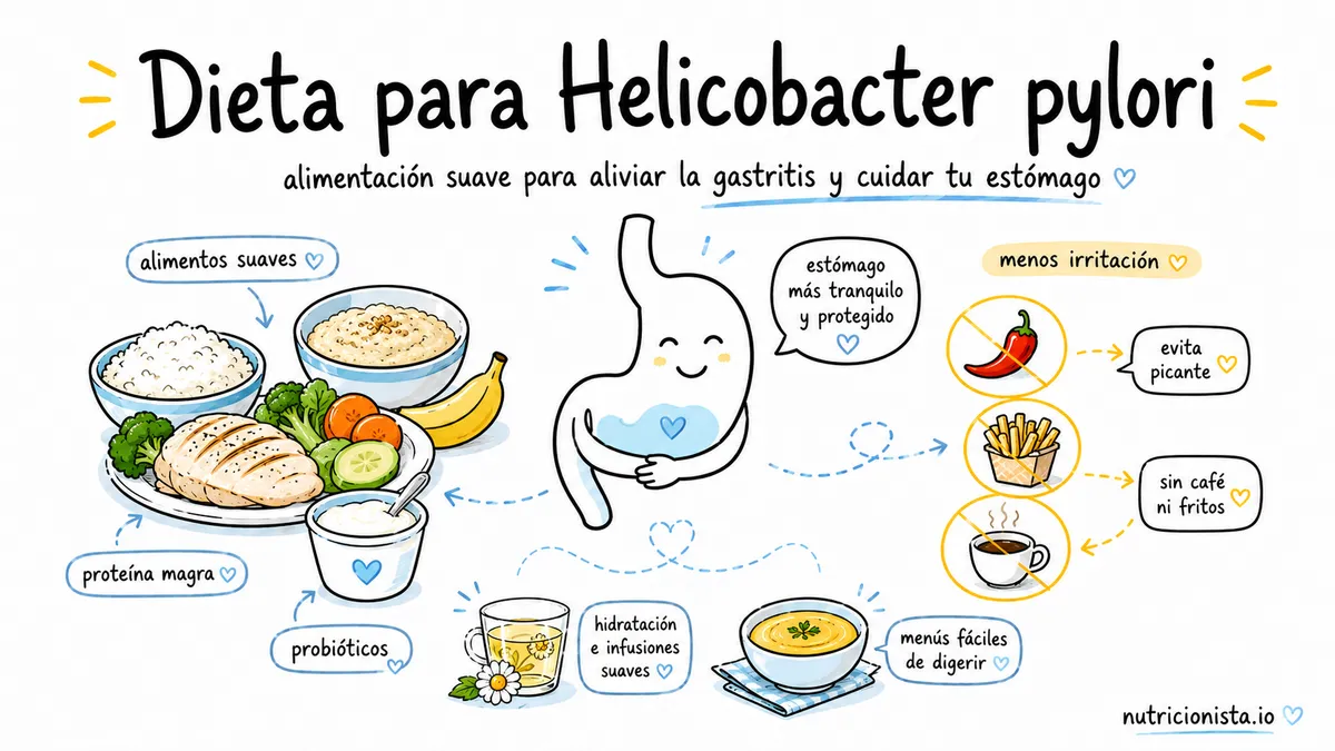 Dieta para helicobacter Pylori