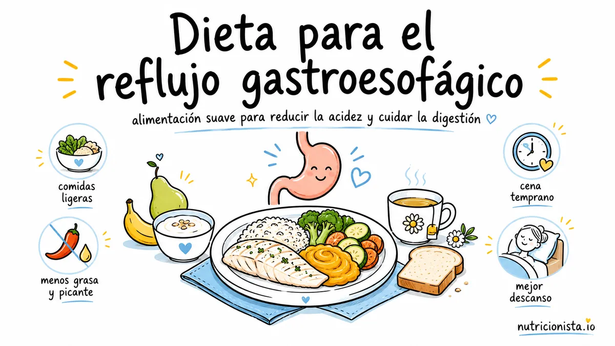 Dieta para el reflujo gastroesofágico