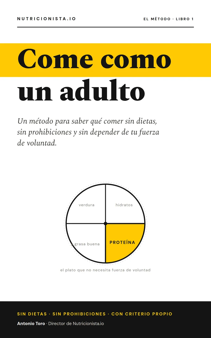 Portada de Come como un adulto