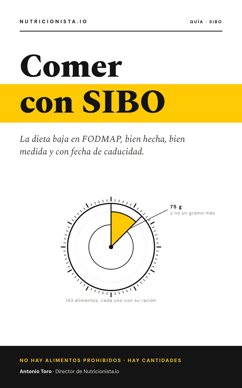 Portada de Comer con SIBO