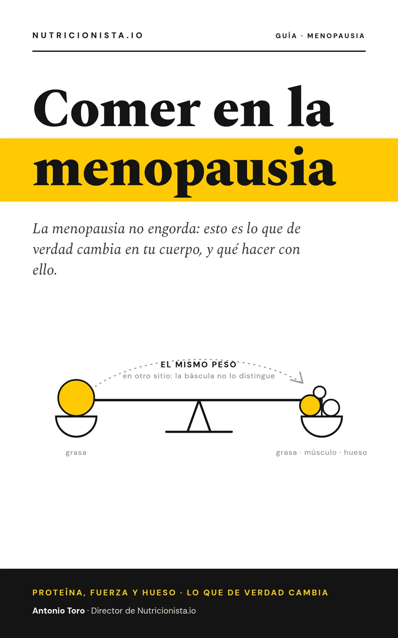 Portada de Comer en la menopausia