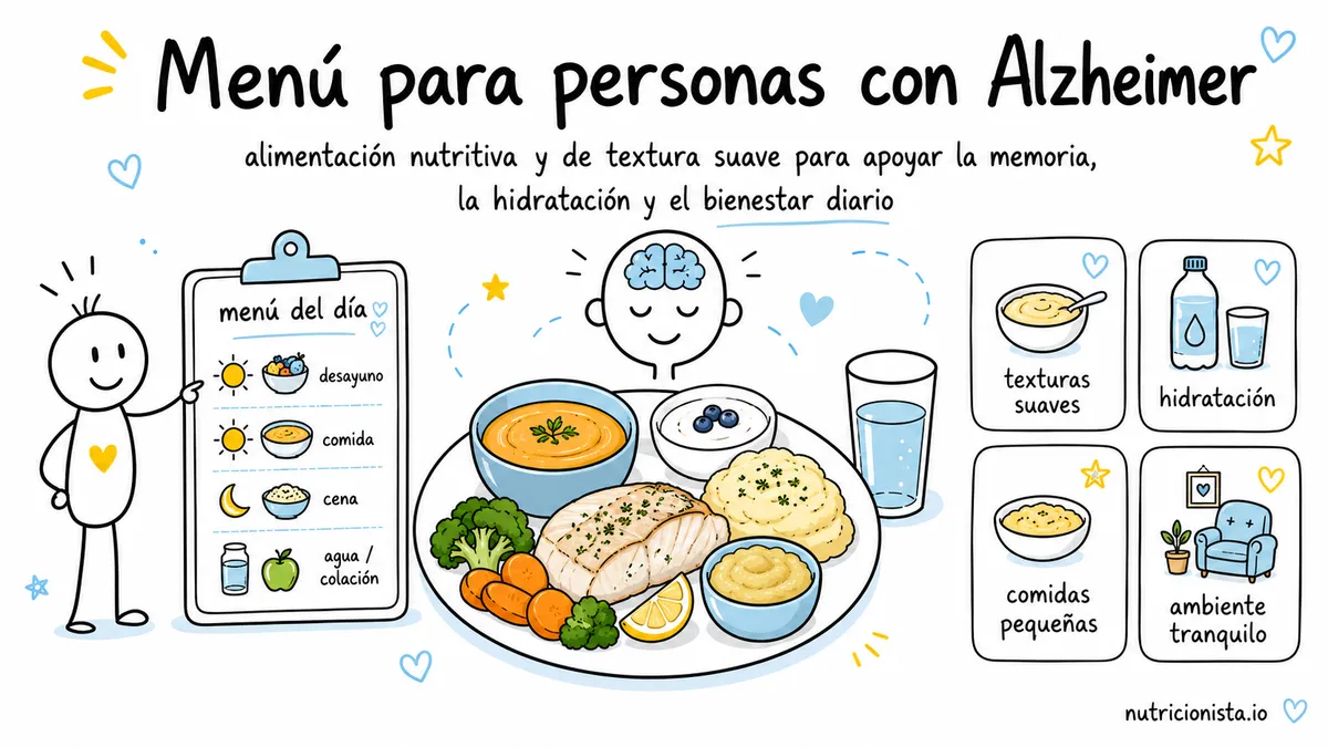Menú para personas con Alzheimer
