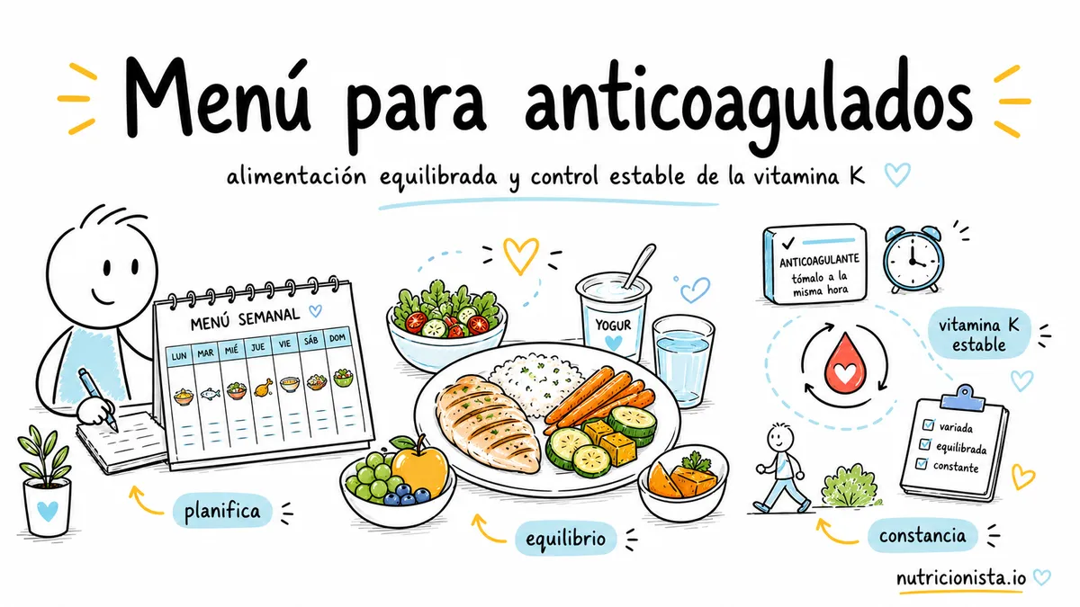 Menú para anticoagulados