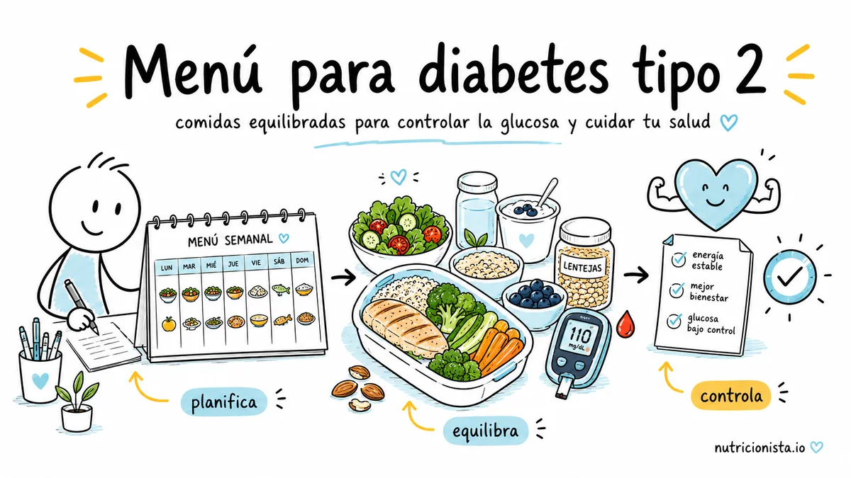 Menú para diabetes tipo 2