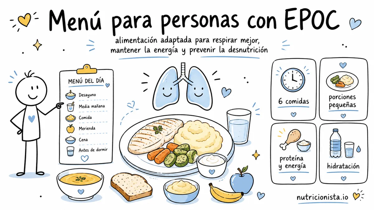 Menú para personas con EPOC