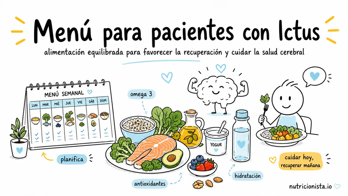Menú para pacientes con Ictus