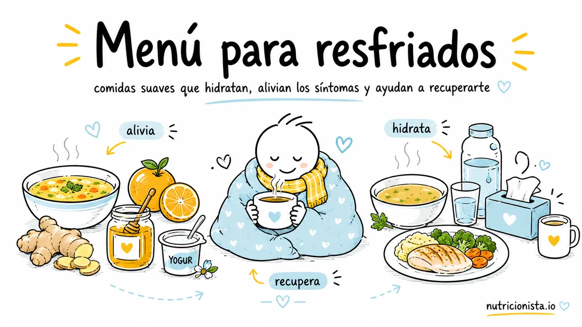 Menú para resfriados