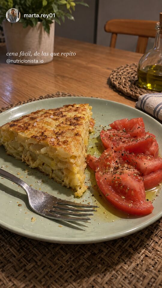 Historia de Instagram: cena fácil, de las que repito