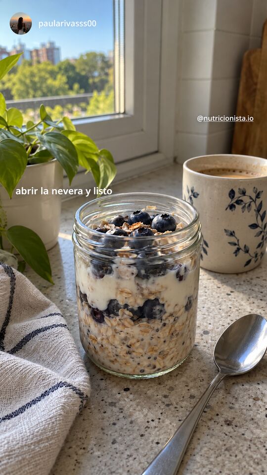 Historia de Instagram: abrir la nevera y listo