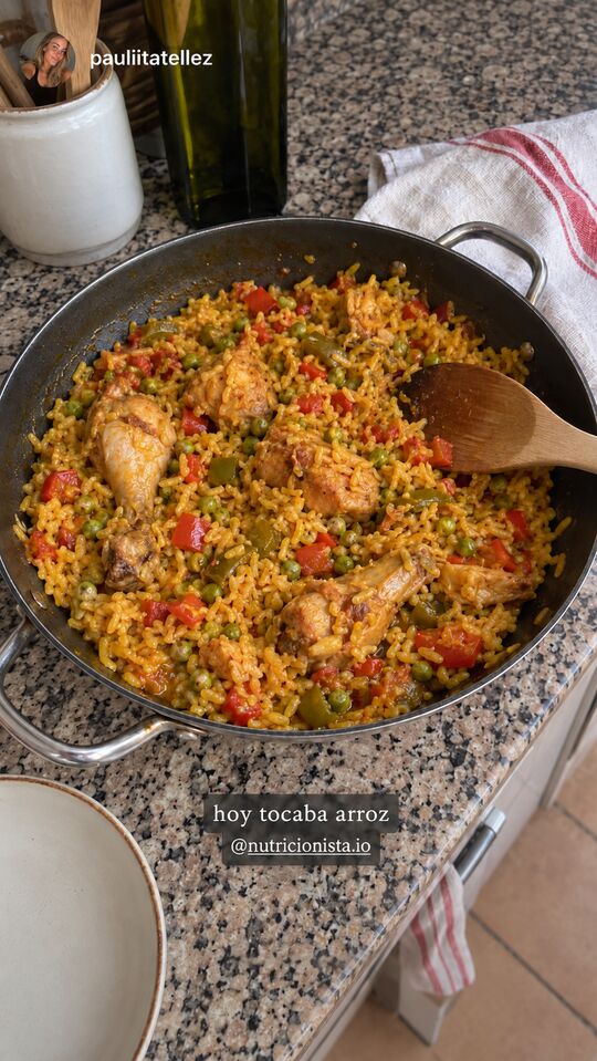 Historia de Instagram: hoy tocaba arroz