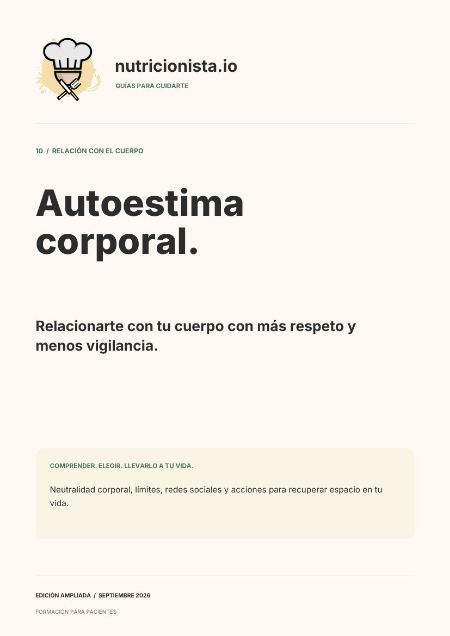Autoestima corporal