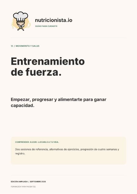 Entrenamiento de fuerza