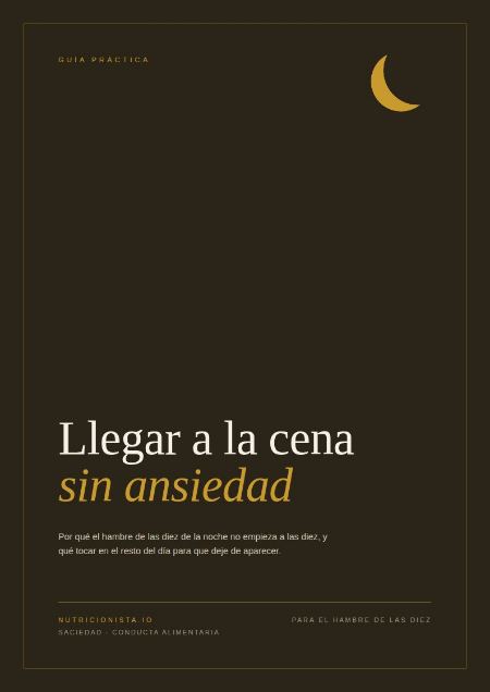 Llegar a la cena sin ansiedad