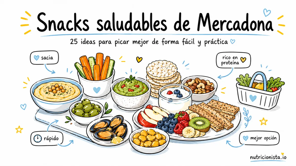 Snacks saludables de mercadona