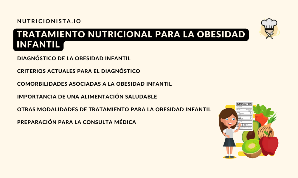 Tratamiento nutricional para la obesidad infantil