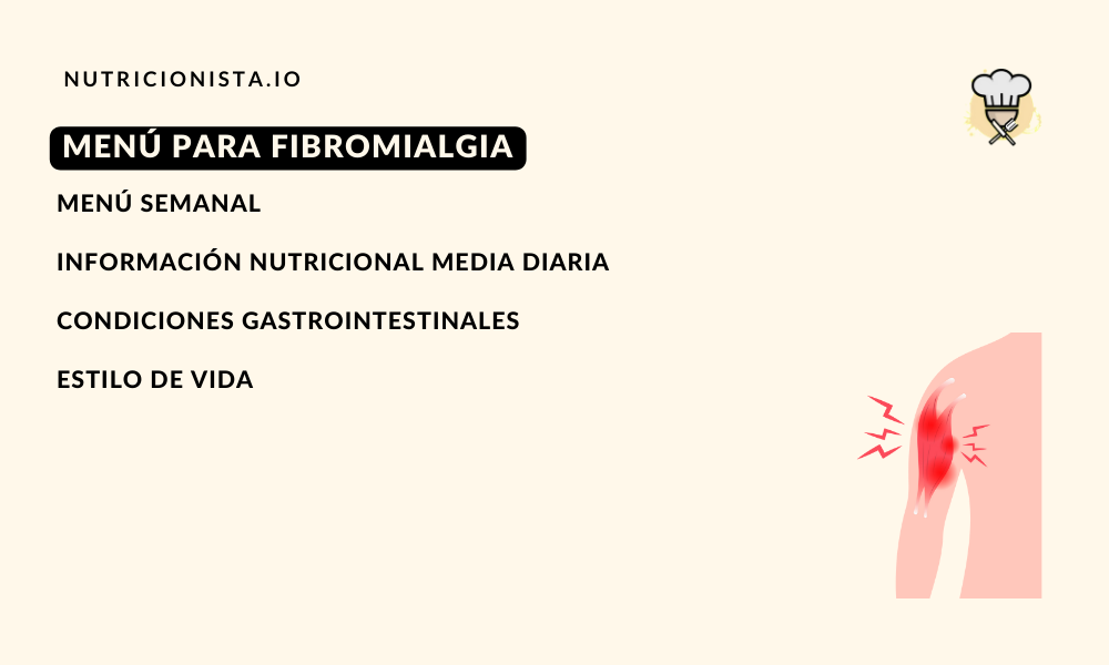 Menú para fibromialgia