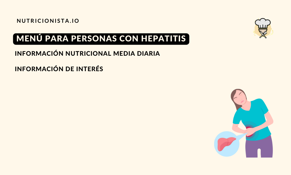 Menú para personas con hepatitis