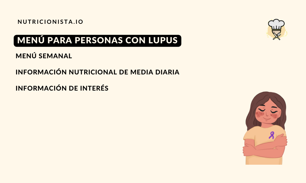 Menú para personas con lupus